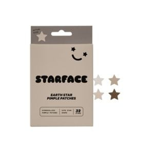 Starface Hydro-Star Earth Star Pimple Patches – 4 Neutral Shades 32 ct