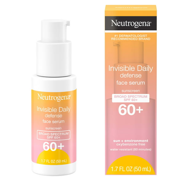 Neutrogena Invisible Daily Defense SPF 60 Face Serum – 1.7 fl oz - Exotic Pro
