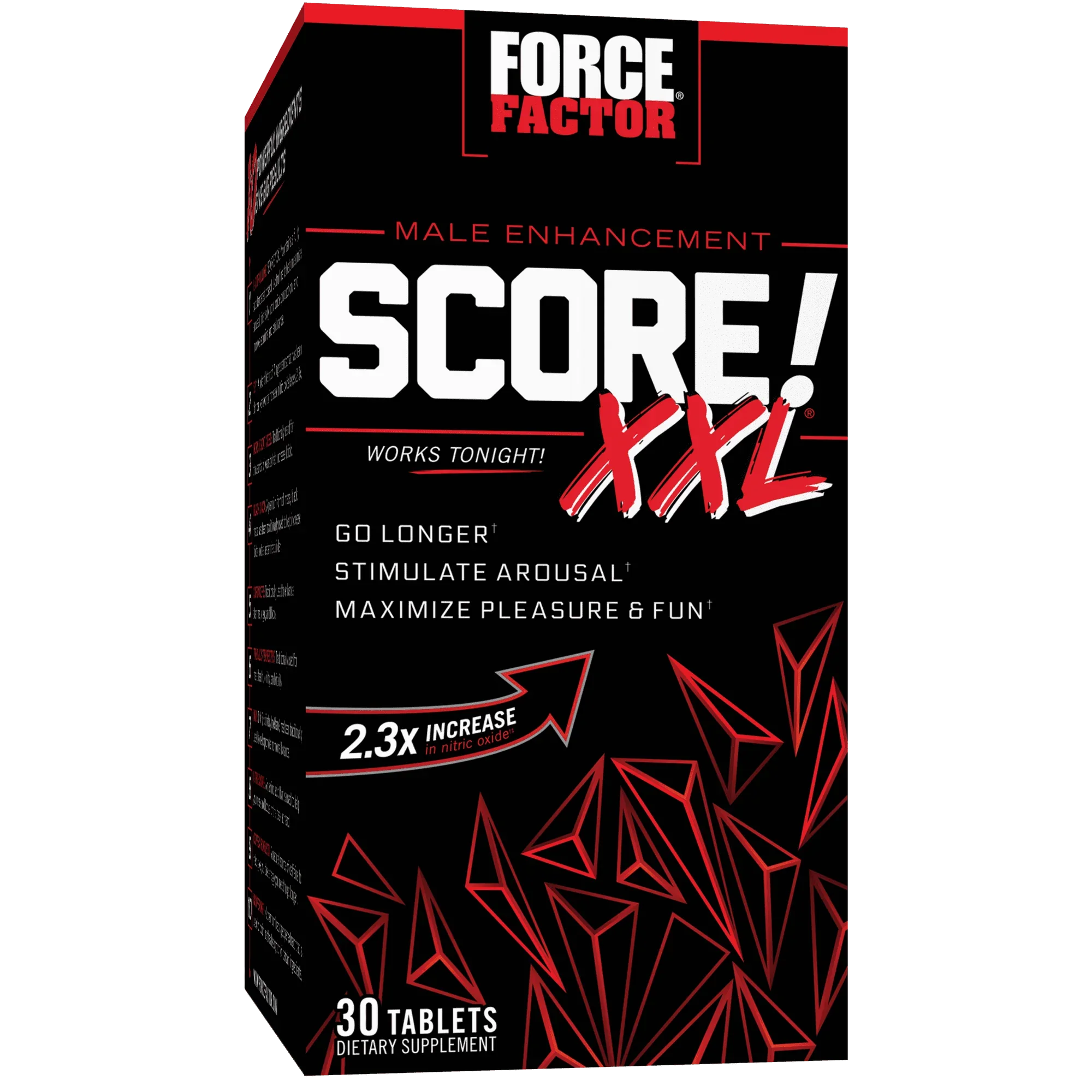 Force Factor Score! XXL – Nitric Oxide Booster for Men, 30 Tablets - Exotic Pro