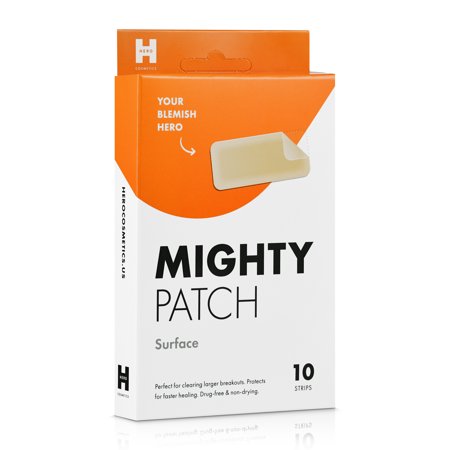 Hero Cosmetics Mighty Patch Surface – Hydrocolloid Acne Patches 10 ct