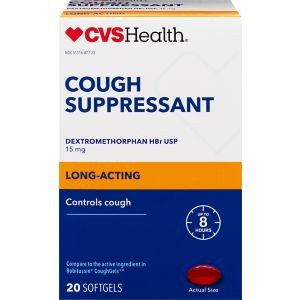 CVS Chest Congestion & Cough HBP – 20 Softgels