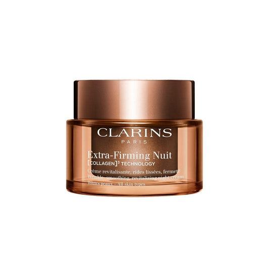 Clarins Extra-Firming Night Refillable Moisturizer – All Skin Types 1.7 oz