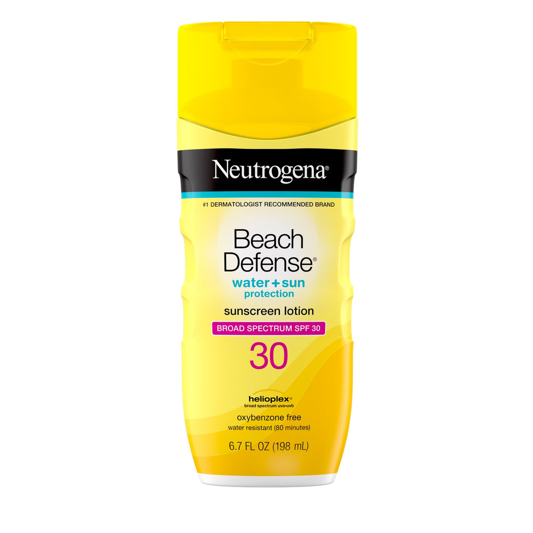 Neutrogena Beach Defense Sunscreen Lotion SPF 30 – Oil-Free 6.7 fl oz