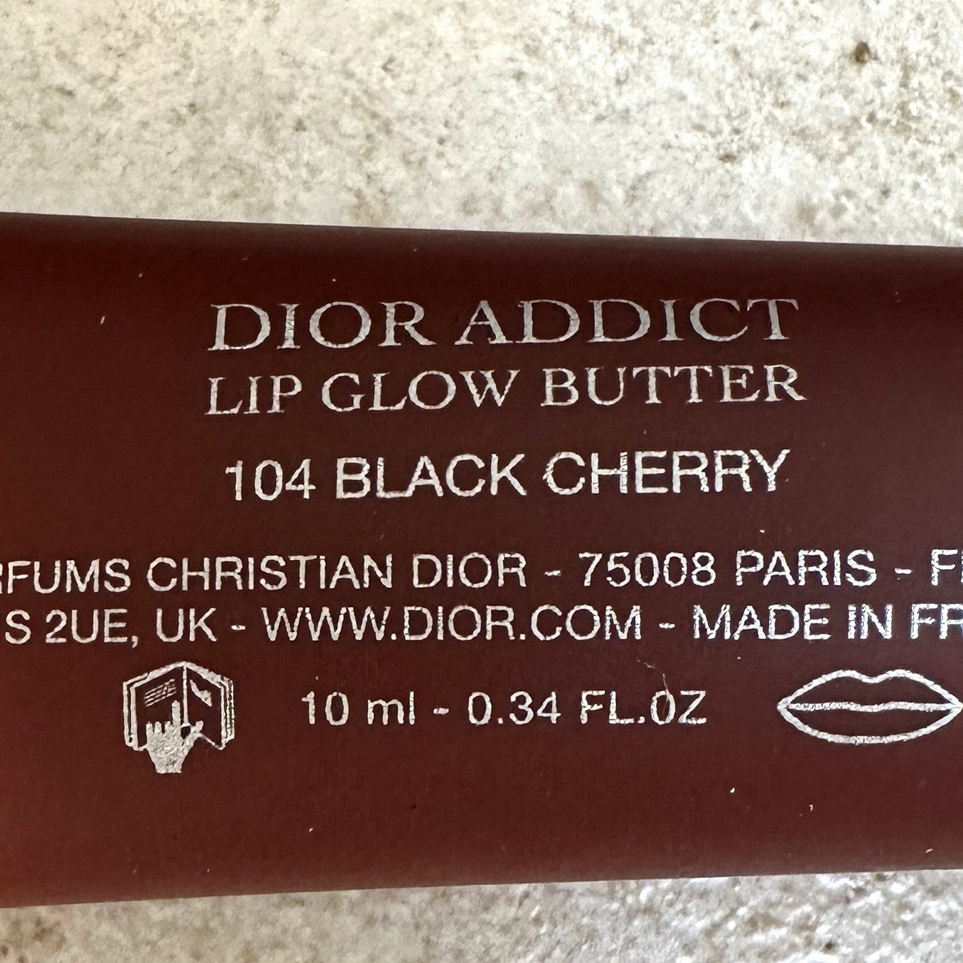 Dior Addict Lip Glow Butter – 104 Black Cherry 0.34 oz