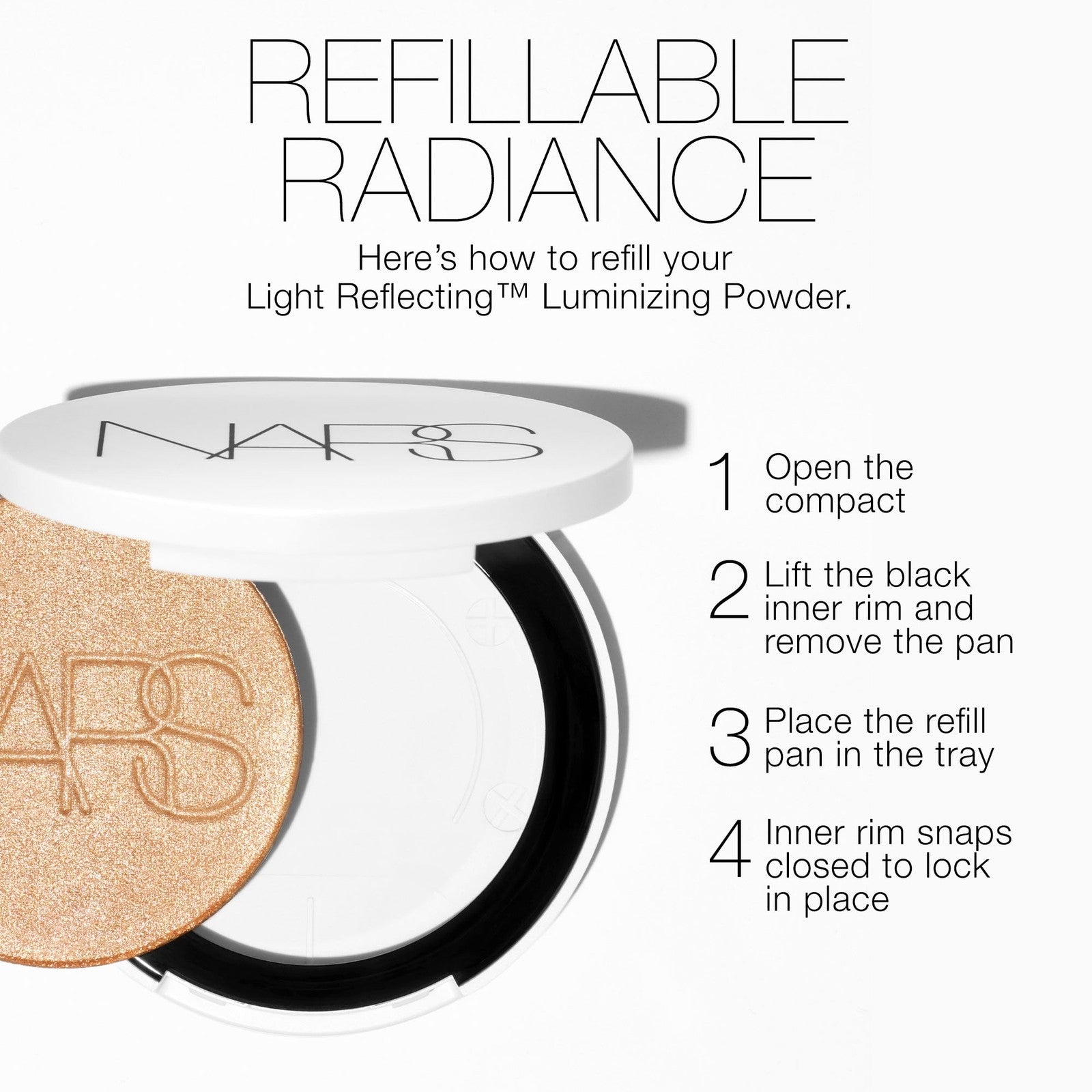 NARS Light Reflecting Luminizing Powder – Total Eclipse 6g