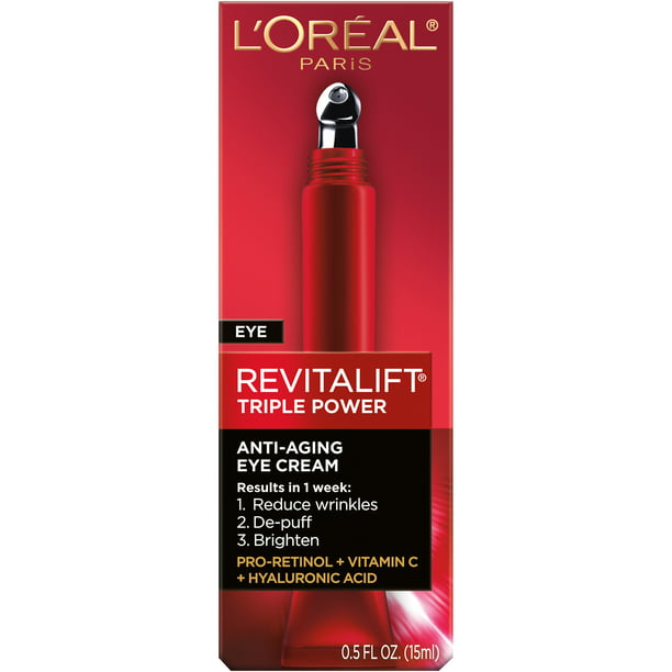L'Oreal Paris Revitalift Anti Aging Eye Cream, 0.5 fl oz - Exotic Pro