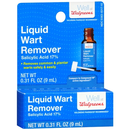 Walgreens Liquid Wart Remover – Maximum Strength Salicylic Acid, 0.31 oz - Exotic Pro