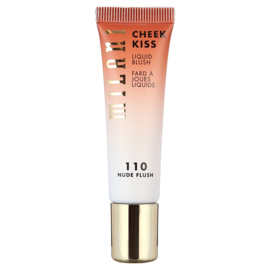 Milani Cheek Kiss Liquid Blush - Nude Flush110 | Lightweight Buildable - Exotic Pro
