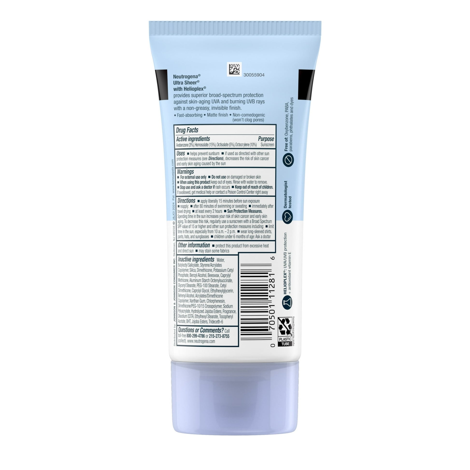 Neutrogena Ultra Sheer Dry-Touch Sunscreen SPF 70, Lightweight Lotion, 5 oz - Exotic Pro