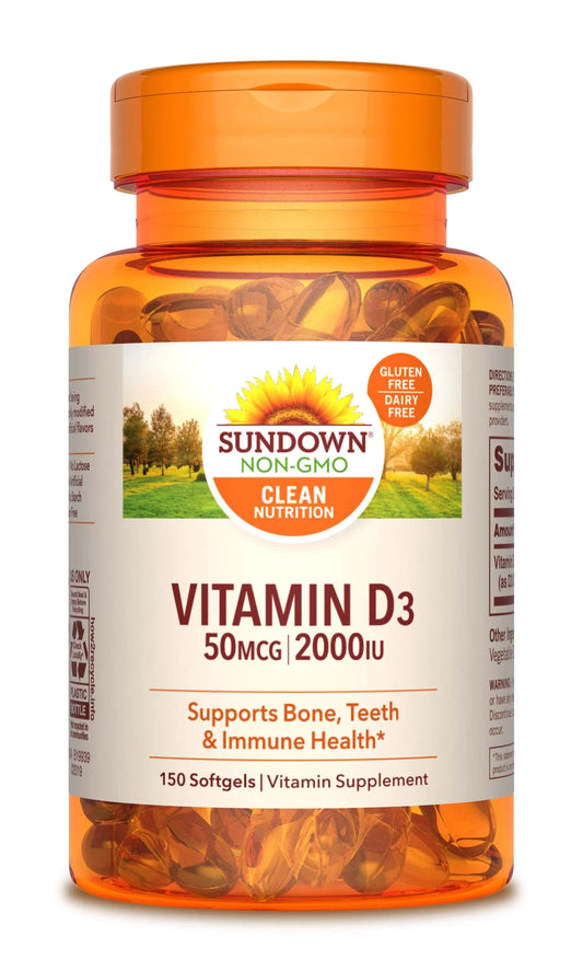 Sundown Naturals Vitamin D 120 Capsules by Sundown Naturals - Exotic Pro