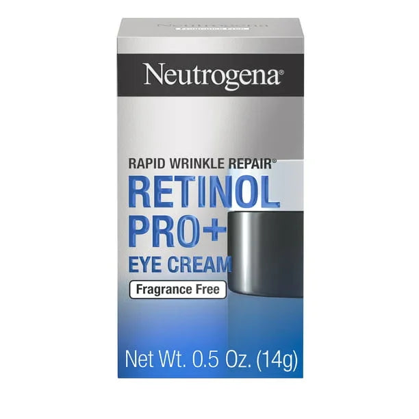 Neutrogena Visible Repair Retinol Pro+ Eye Cream, Unscented, 0.5 oz - Exotic Pro