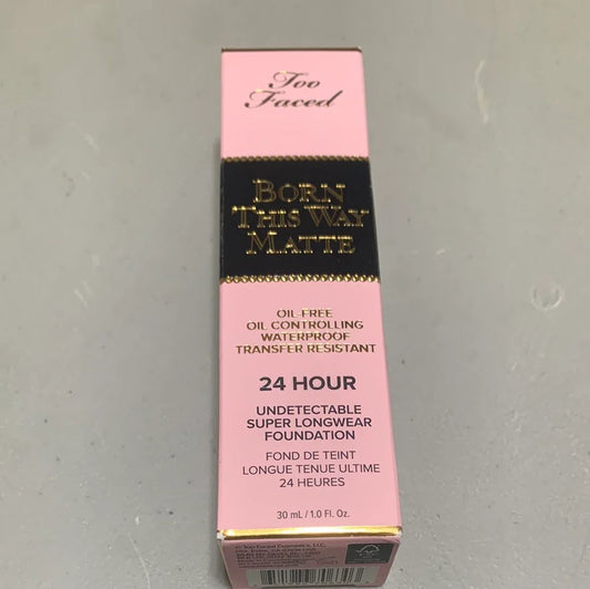 TOO FACED - Born This Way Matte 24 Hour Foundation Seashell 1.0 Fl Oz (Pack of 1) Peach - Exotic Pro