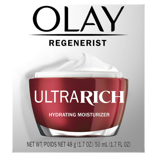 Olay Regenerist Ultra Rich Face Moisturizer, Everyday Care for All Skin Types, 1.7 oz - Exotic Pro