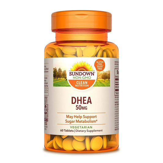 Sundown Naturals DHEA 50mg, 60 Tablets (Pack of 3) - Exotic Pro