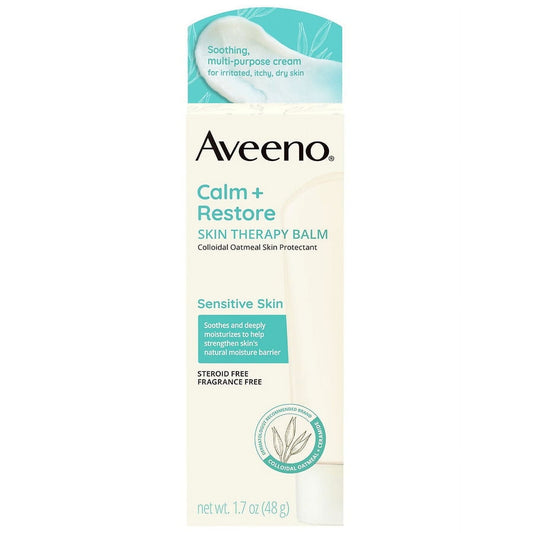 Aveeno Calm + Restore Skin Therapy Balm for Sensitive Skin - 1.7 oz