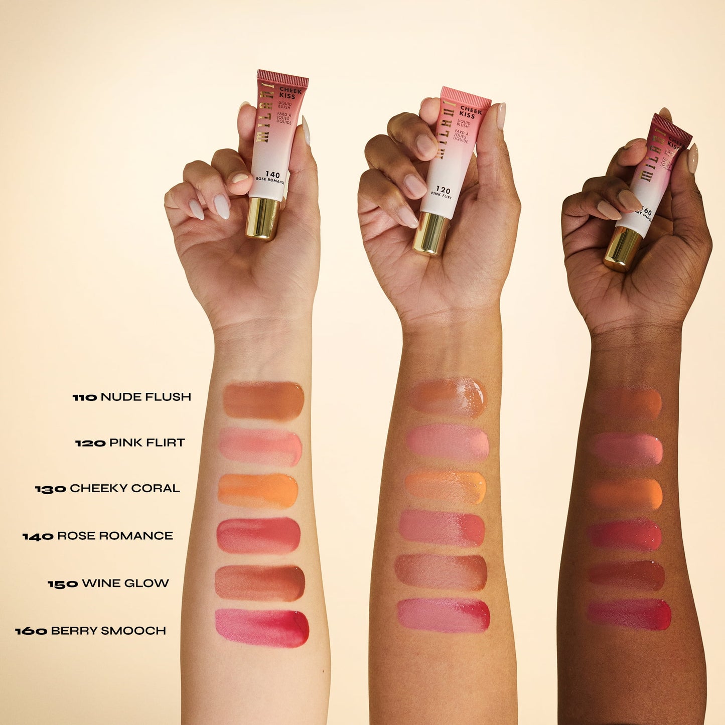Milani Cheek Kiss Liquid Blush - Pink Flirt120 | Lightweight Buildable