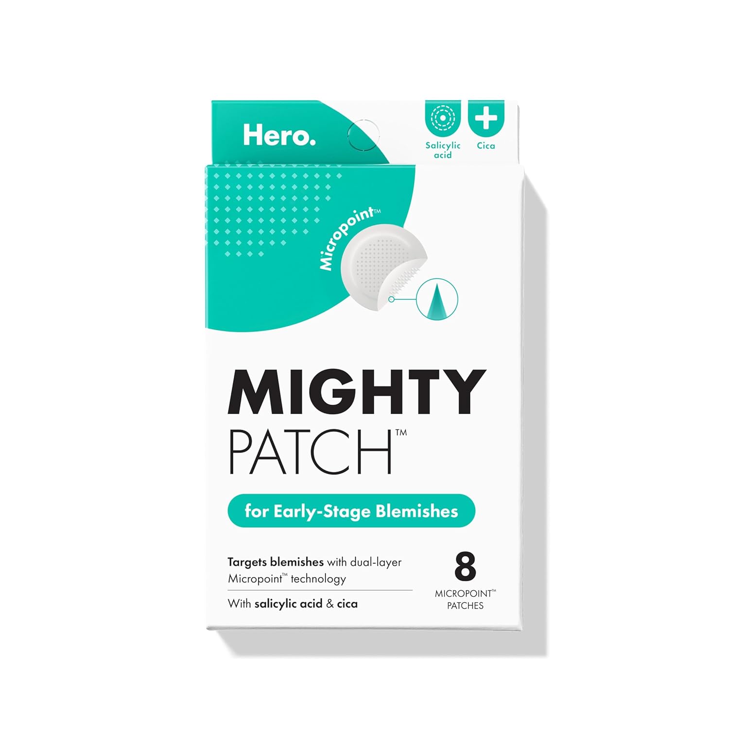Hero Cosmetics Mighty Patch Micropoint for Blemishes – 8 Count