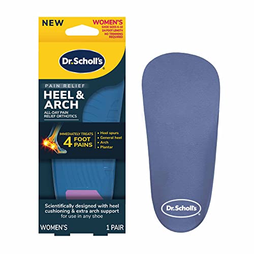 Dr. Scholl's Heel & Arch All-Day Pain Relief Orthotics – Women's Size 6-10
