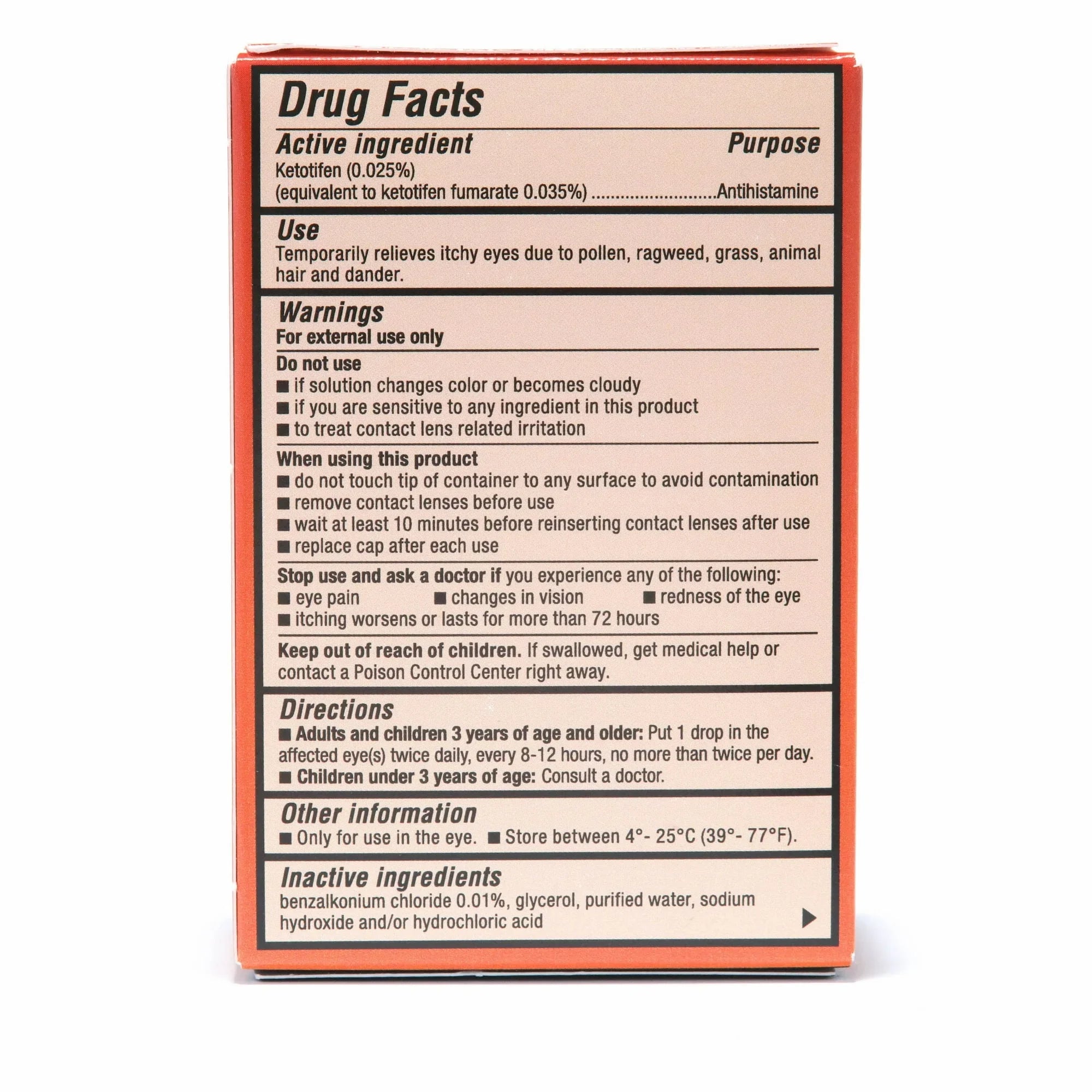 Systane Zaditor Antihistamine Eye Drops 10mL – Allergy Itch Relief - Exotic Pro