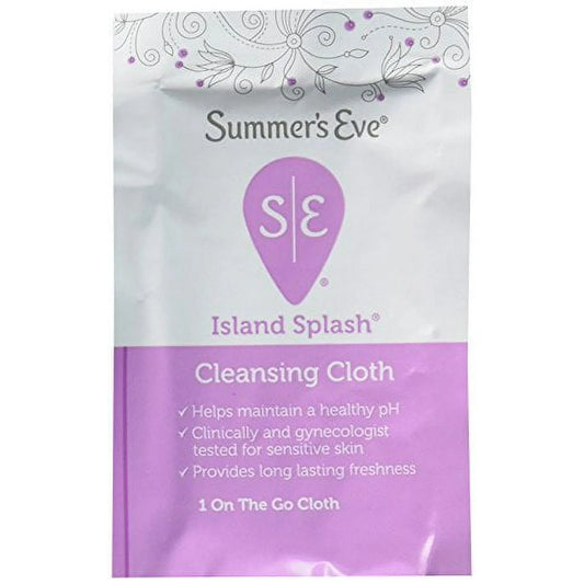 Summer's Eve Island Splash Daily Feminine Wipes, Removes Odor, pH Balanced, 16 count - Exotic Pro