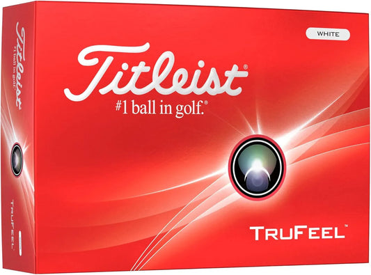 Titleist TruFeel Golf Balls - One Dozen, Soft Feel & Distance Control - Exotic Pro