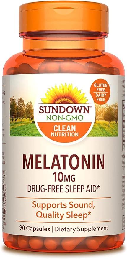 Sundown Melatonin 10 Mg - 90 Capsules - Exotic Pro
