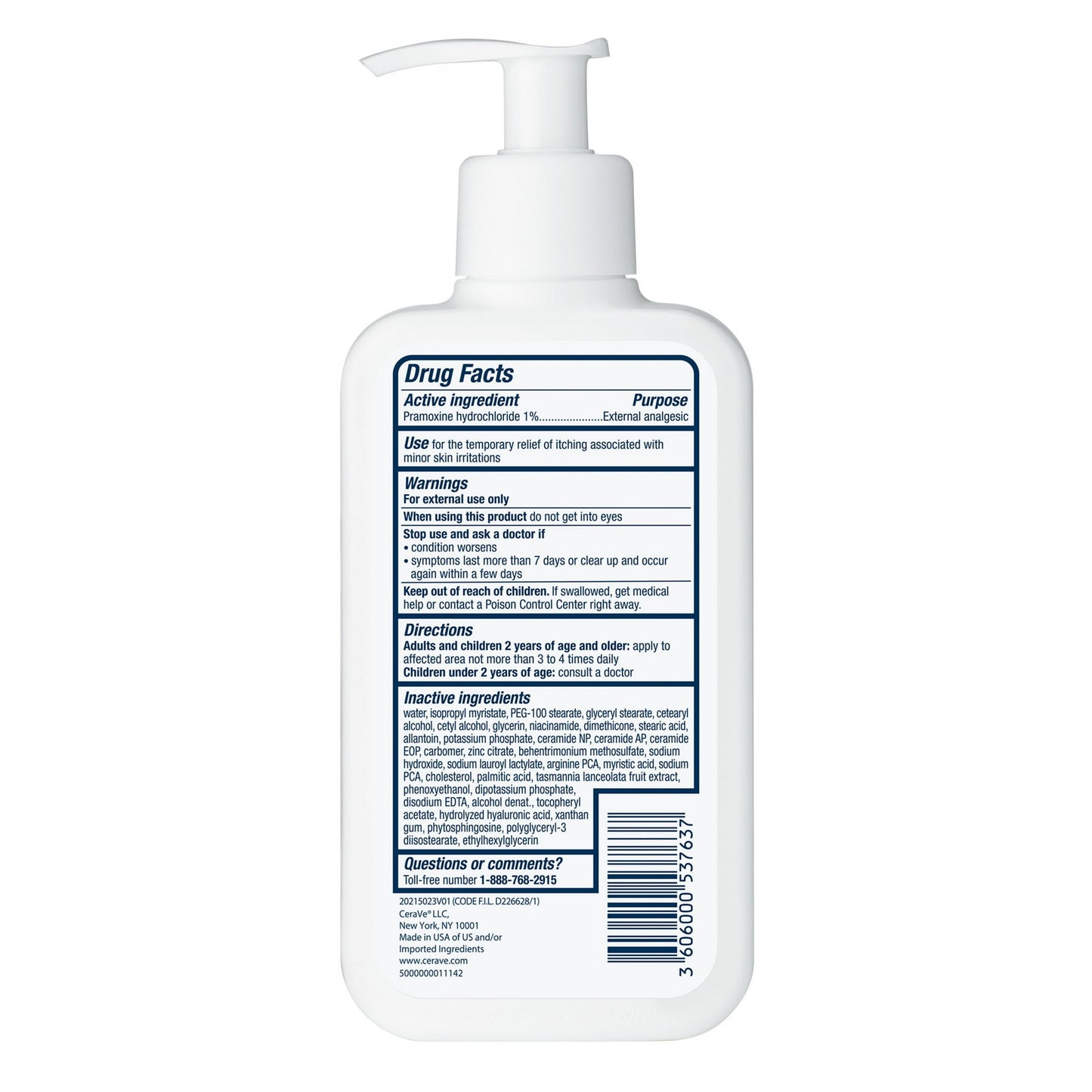 CeraVe Itch Relief Moisturizing Body Lotion for Dry & Itchy Skin, 8 oz - Exotic Pro