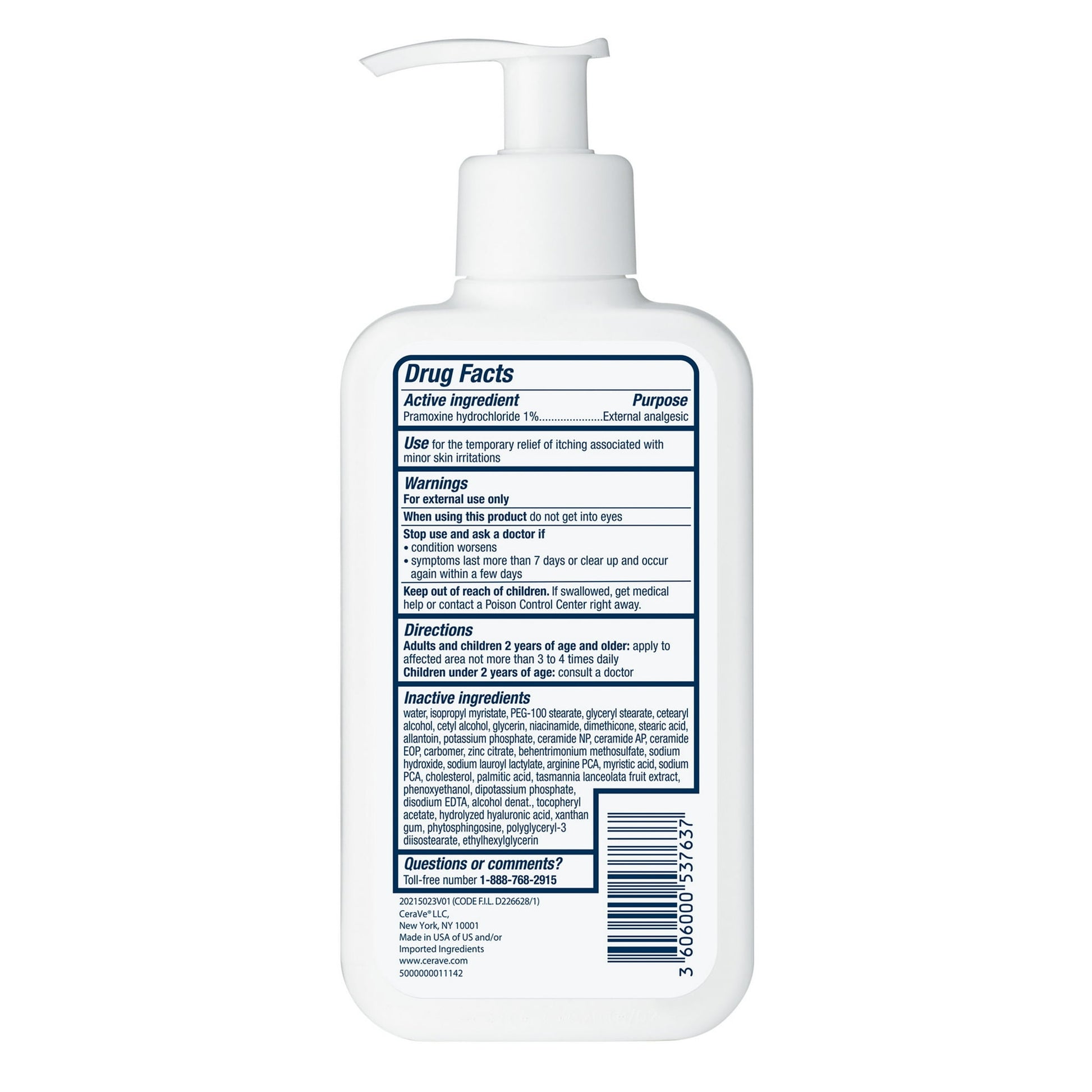 CeraVe Itch Relief Moisturizing Body Lotion for Dry & Itchy Skin, 8 oz - Exotic Pro