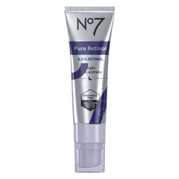 No7 Pure Retinol 0.3% Night Concentrate, 1 fl oz - Exotic Pro