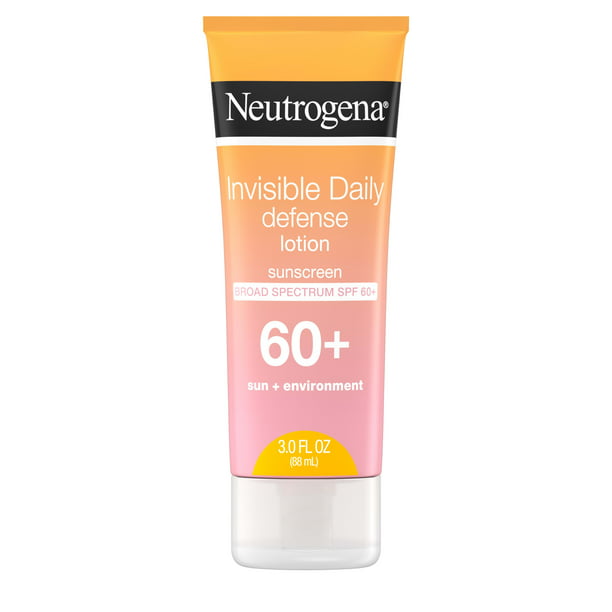 Neutrogena Invisible Daily Defense SPF 60 Travel Sunscreen – 3 fl oz - Exotic Pro