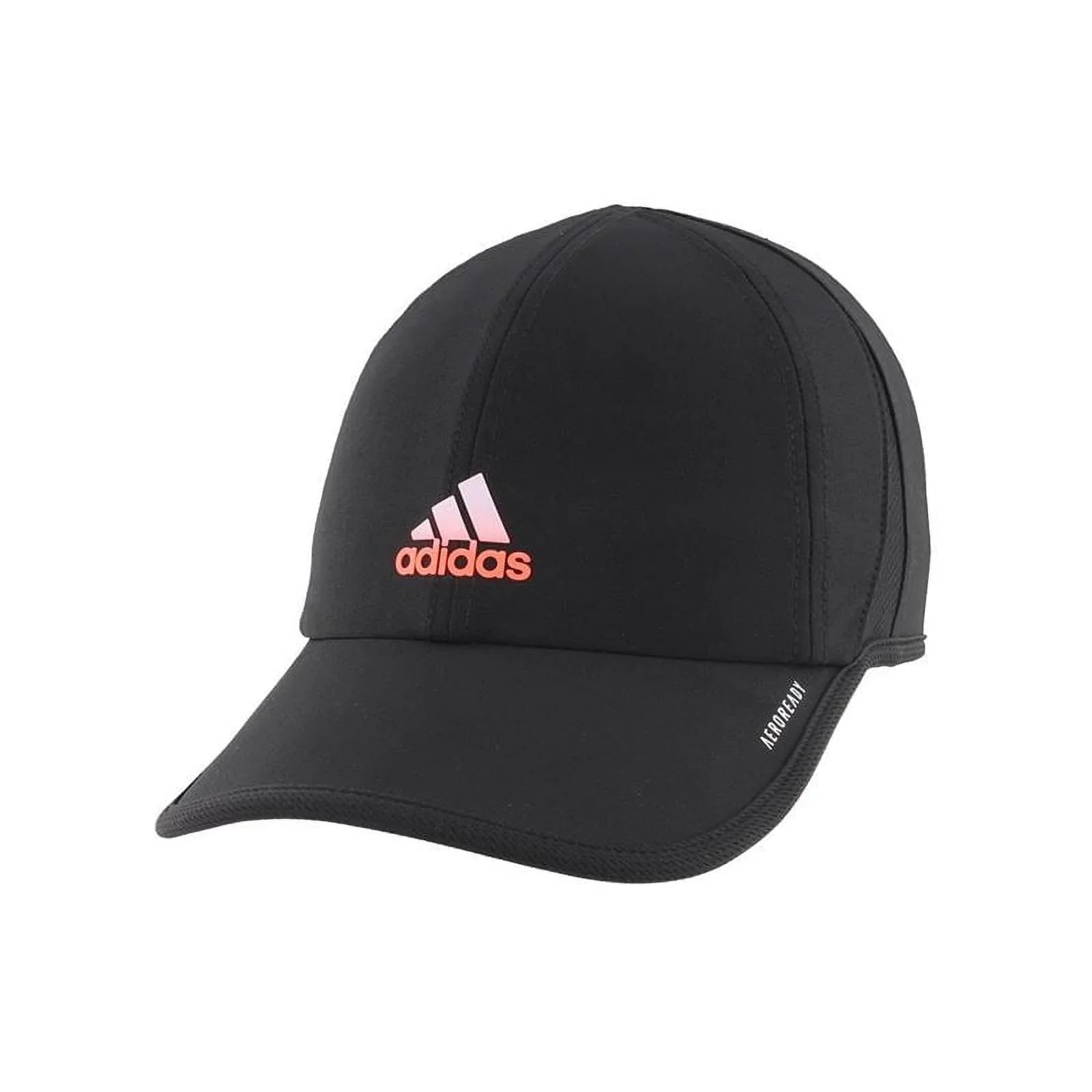 Adidas Women's Superlite Performance Hat – Black/Coral/Purple (One Size) - Exotic Pro