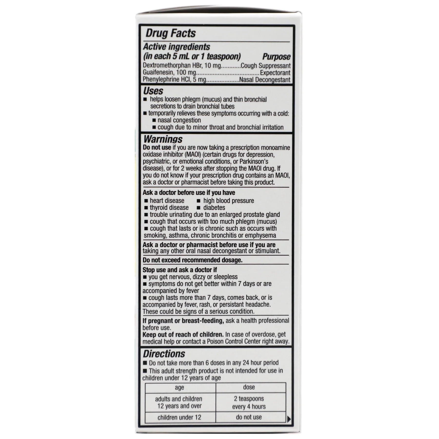 Tukol Cough & Congestion Syrup – Multi-Symptom Cold Relief, 4 fl oz - Exotic Pro