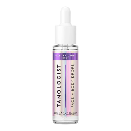Tanologist Self Tan Drops, Dark Tanning Water, Liquid, 1.01 fl. oz. /30 ml Bottle - Exotic Pro
