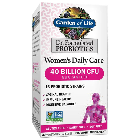 Garden of Life Dr. Formulated Women’s Probiotics 40 Billion CFU, 30 Ct - Exotic Pro