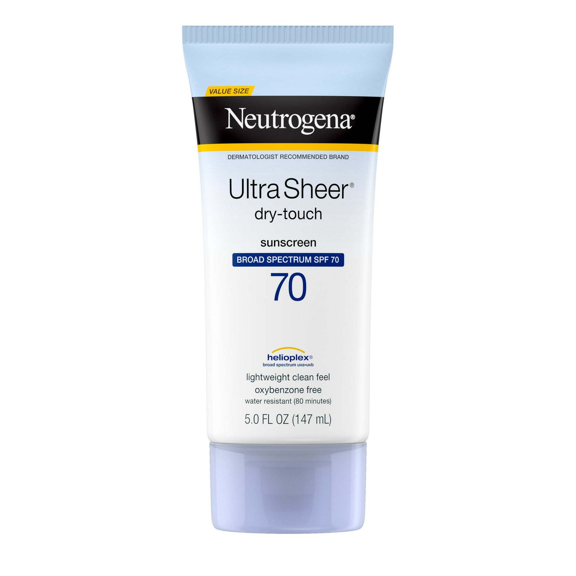 Neutrogena Ultra Sheer Dry-Touch Sunscreen SPF 70, Lightweight Lotion, 5 oz - Exotic Pro