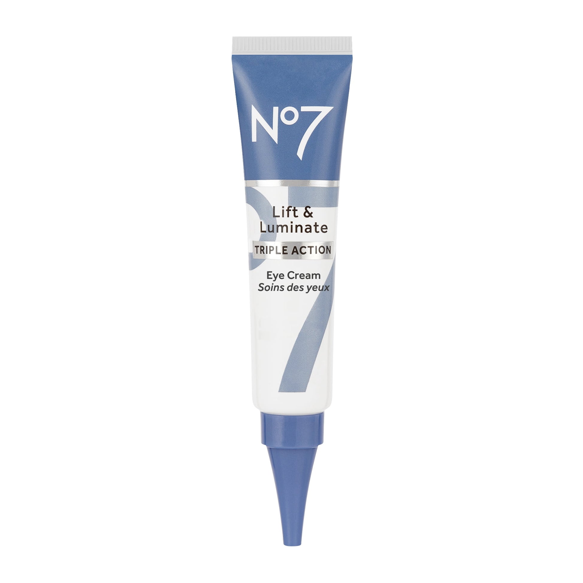 No7 Lift & Luminate Triple Action Eye Cream with Peptides & Vitamin C, All Skin Types, 0.5 oz - Exotic Pro