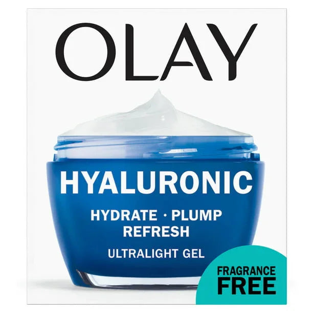 Olay Regenerist Hyaluronic Acid + Peptide 24 Gel Face Moisturizer, 1.7 oz - Exotic Pro