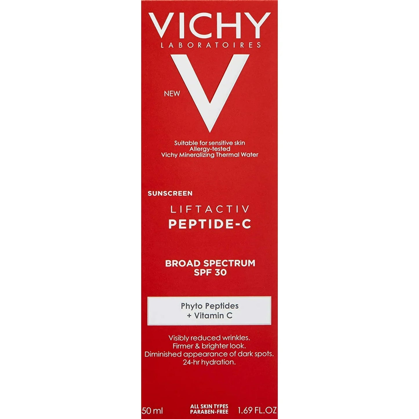 Vichy LiftActiv Peptide-C Face Moisturizer with SPF 30, Anti-Aging Cream - Exotic Pro