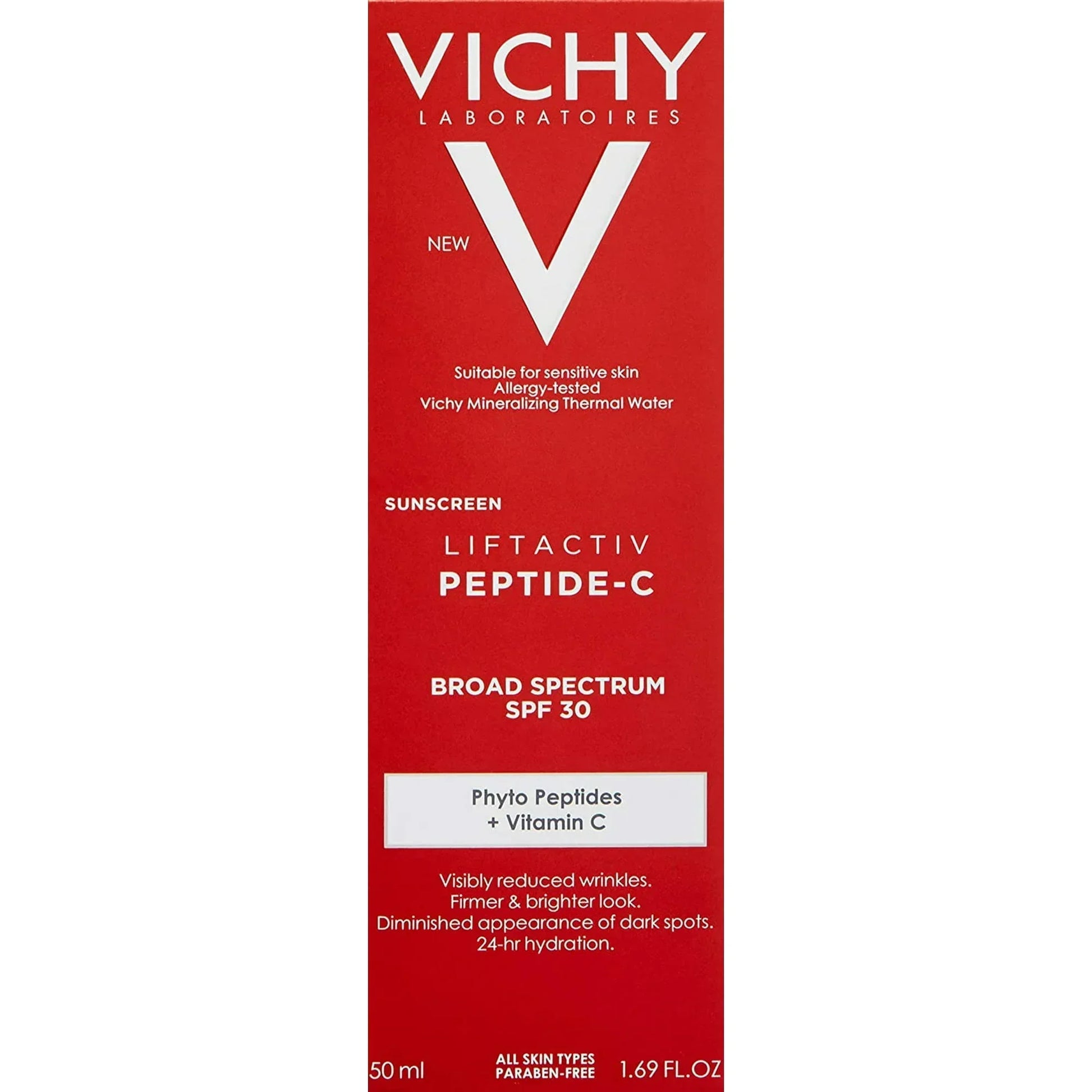 Vichy LiftActiv Peptide-C Face Moisturizer with SPF 30, Anti-Aging Cream - Exotic Pro