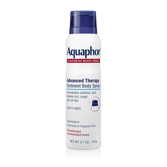 Aquaphor Ointment Body Spray for Dry Skin Relief, Easy Application, 3.7 oz
