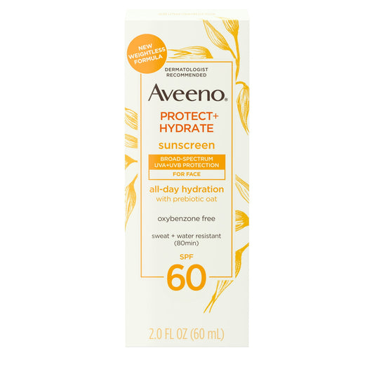 Aveeno Protect + Hydrate Face Sunscreen Lotion SPF 60 – 2 fl oz