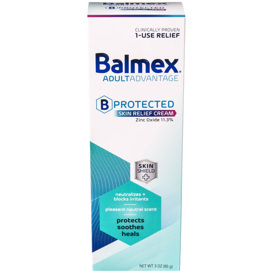 Balmex AdultAdvantage BProtected Skin Relief Rash Cream (3oz)