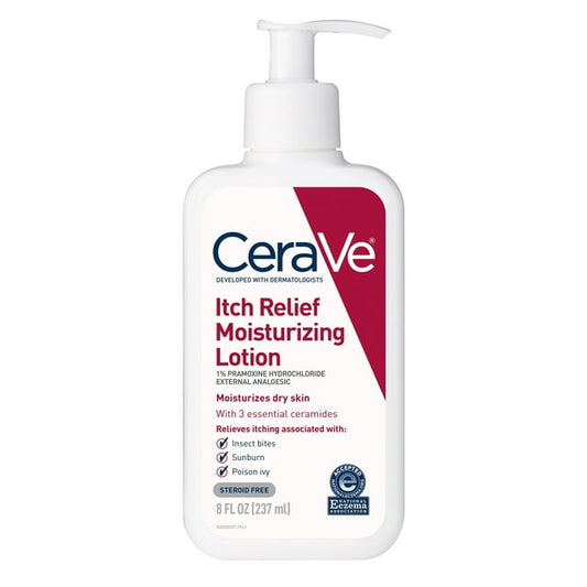 CeraVe Itch Relief Moisturizing Body Lotion for Dry & Itchy Skin, 8 oz