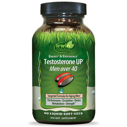 Irwin Naturals Testosterone UP for Men 40+ Energy & Endurance – 60ct