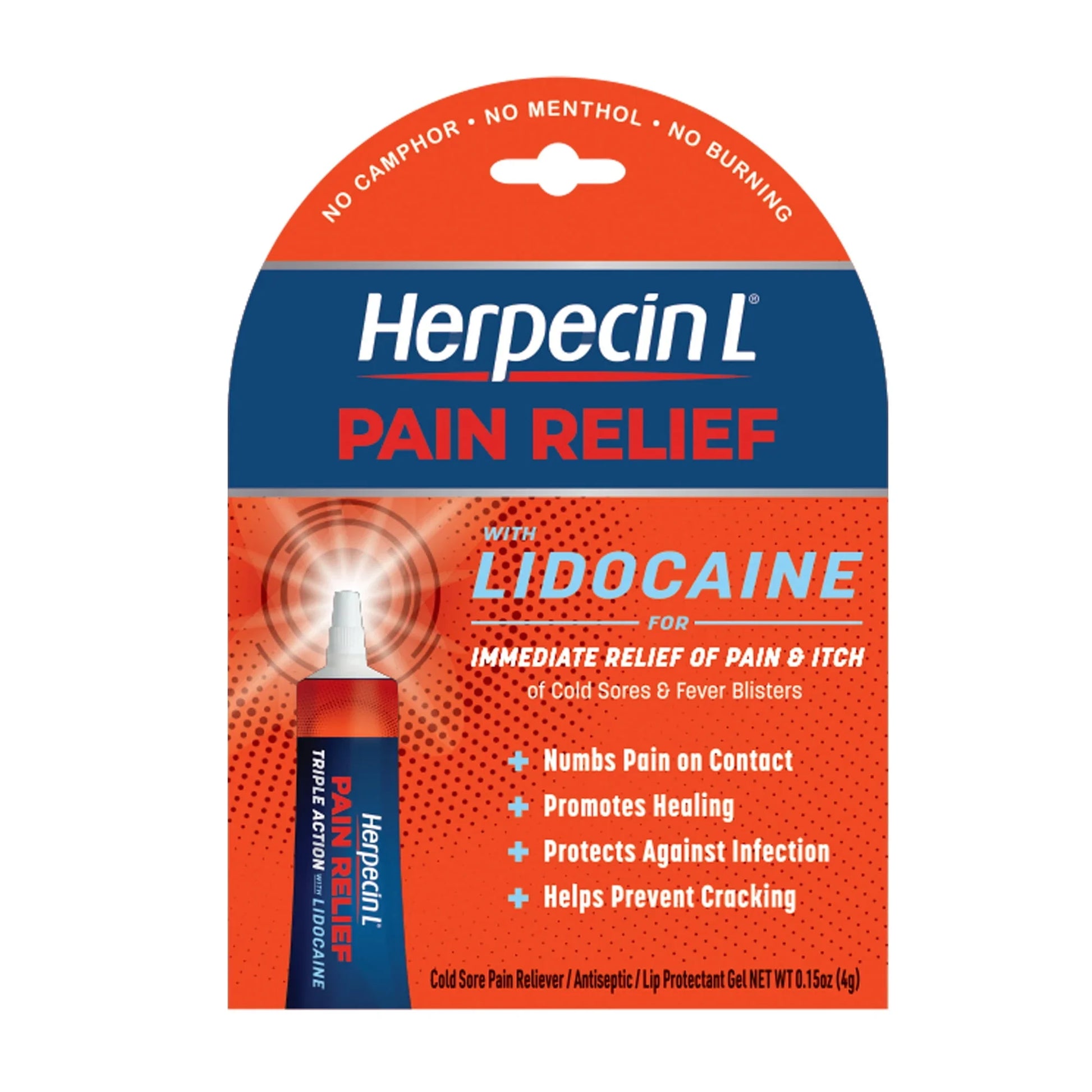 Herpecin-L Cold Sore & Fever Blister Balm with Lidocaine, 0.15 oz - Exotic Pro