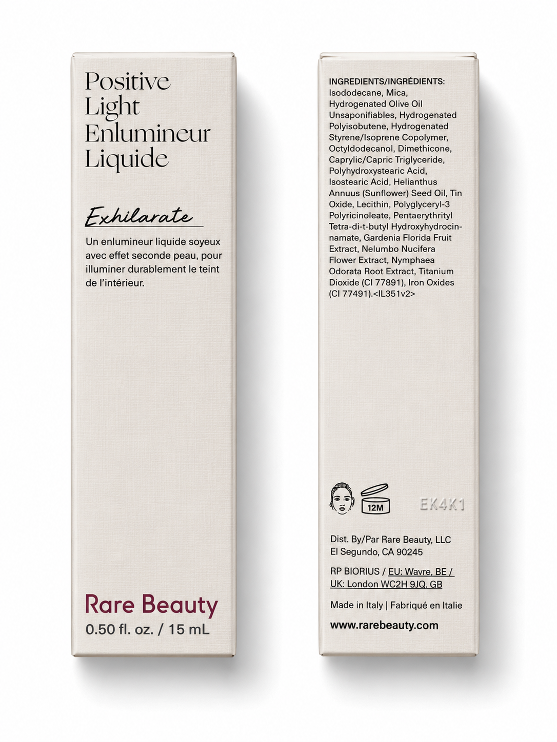 Rare Beauty Positive Light Liquid Luminizer – Exhilarate 0.5 oz