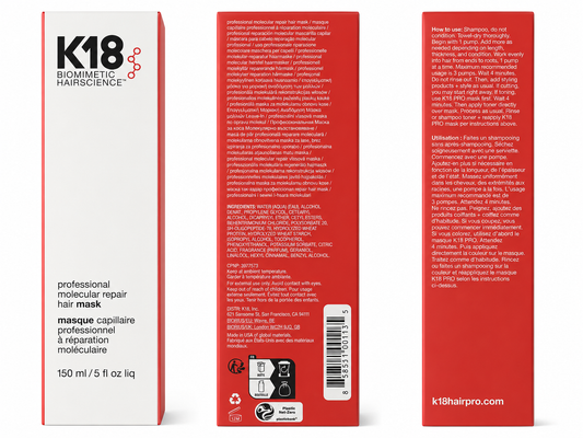 K18 Leave-In Molecular Repair Hair Mask – 5 oz / 150 mL