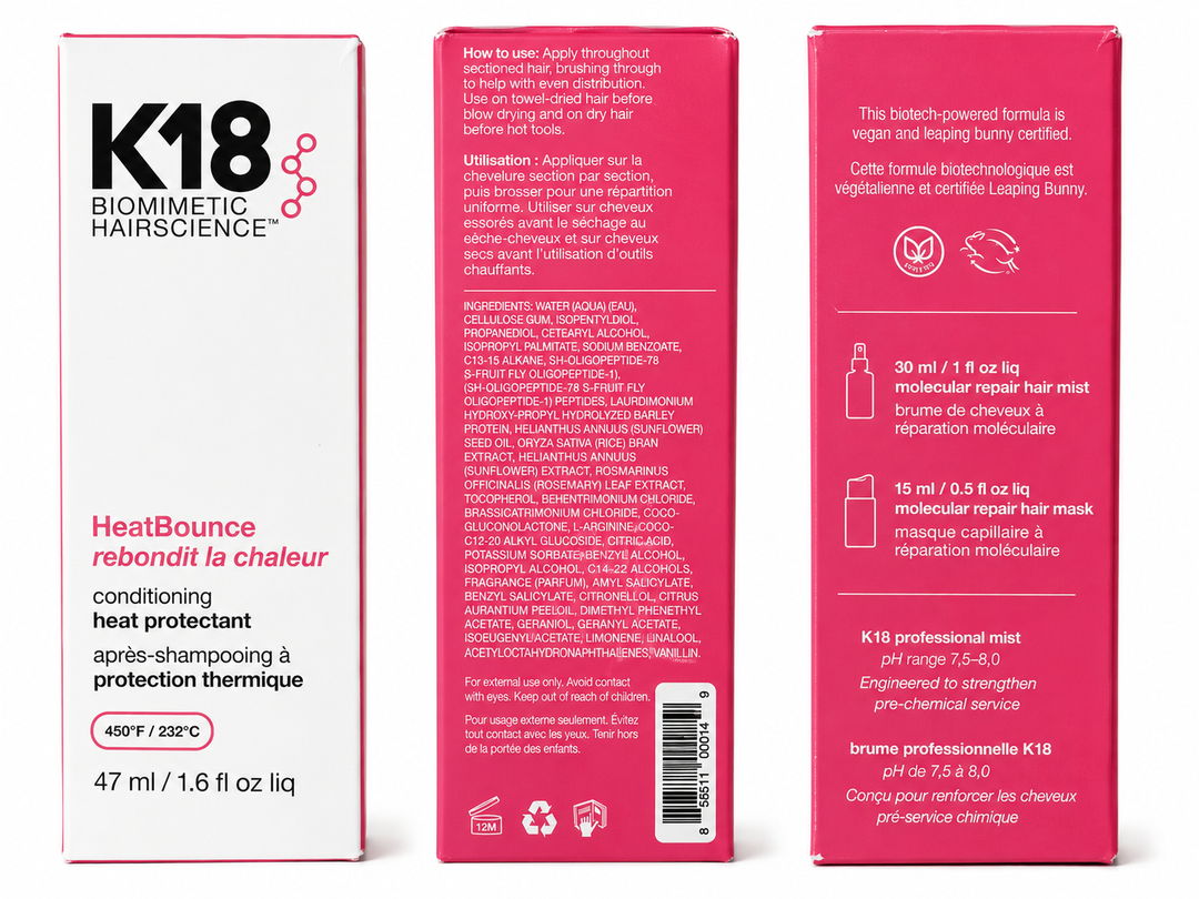 K18 Biomimetic Hairscience Mini HeatBounce Leave-In Conditioner – 1.6 oz