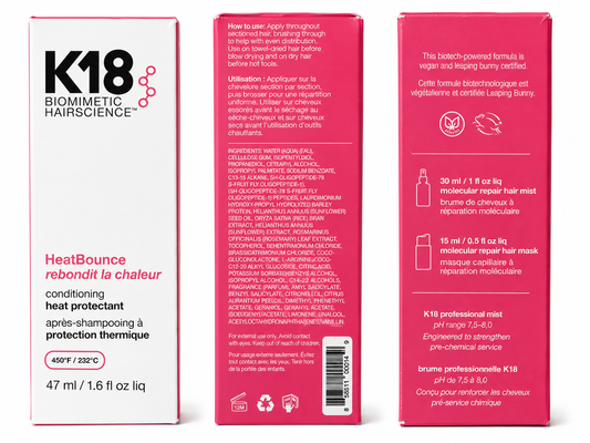 K18 Biomimetic Hairscience Mini HeatBounce Leave-In Conditioner – 1.6 oz