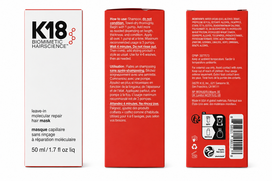 K18 Leave-In Molecular Repair Hair Mask – 1.7 oz / 50 mL